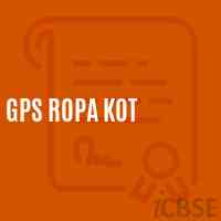 Gps Ropa Kot Primary School Logo