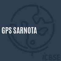 Gps Sarnota Primary School Logo