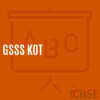 Gsss Kot High School Logo