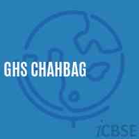 Ghs Chahbag Secondary School Logo