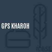Gps Kharoh Primary School Logo