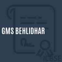 Gms Behlidhar Middle School Logo