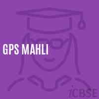 Gps Mahli Primary School Logo