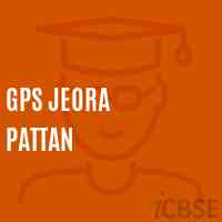 Gps Jeora Pattan Primary School Logo