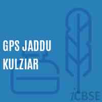 Gps Jaddu Kulziar Primary School Logo