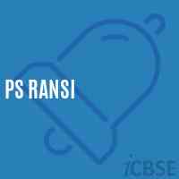 Ps Ransi Primary School Logo