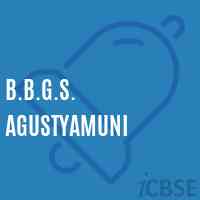 B.B.G.S. Agustyamuni Middle School Logo