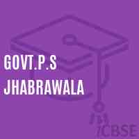 Govt.P.S Jhabrawala Primary School Logo