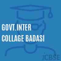 Govt.Inter Collage Badasi High School Logo