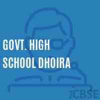 Govt. High School Dhoira Logo