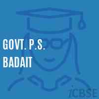 Govt. P.S. Badait Primary School Logo