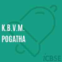 K.B.V.M. Pogatha Primary School Logo