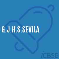 G.J.H.S.Sevila Middle School Logo