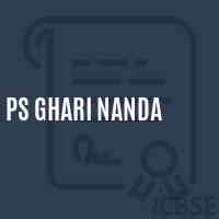 Ps Ghari Nanda Primary School Logo