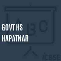 Govt Hs Hapatnar Secondary School Logo