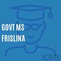 Govt Ms Frislina Middle School Logo