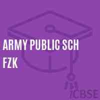 Army Public Sch Fzk Senior Secondary School Logo
