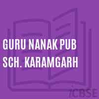 Guru Nanak Pub Sch. Karamgarh Secondary School Logo