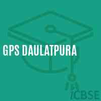 Gps Daulatpura Primary School Logo