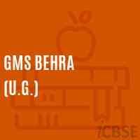 Gms Behra (U.G.) Middle School Logo