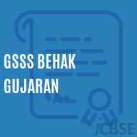 Gsss Behak Gujaran High School Logo