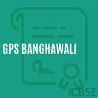 Gps Banghawali Primary School Logo