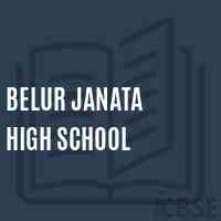 Belur Janata High School Logo