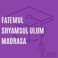 Fatemul Shyamsul Ulum Madrasa Primary School Logo