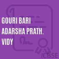 Gouri Bari Adarsha Prath. Vidy Primary School Logo