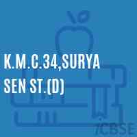 K.M.C.34,Surya Sen St.(D) Primary School Logo