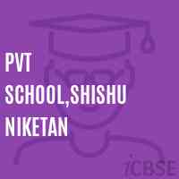Pvt School,Shishu Niketan Logo