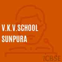 V.K.V.School Sunpura Logo