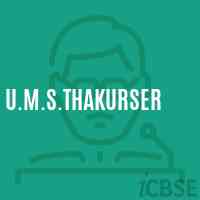 U.M.S.Thakurser Middle School Logo
