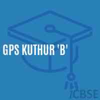 Gps Kuthur 'B' Primary School Logo