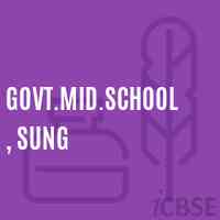 Govt.Mid.School , Sung Logo