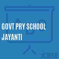 Govt Pry School Jayanti Logo