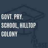Govt. Pry. School, Hilltop Colony Logo