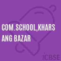 Com.School,Kharsang Bazar Logo