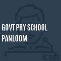 Govt Pry School Panloom Logo