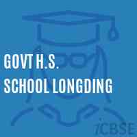 Govt H.S. School Longding Logo