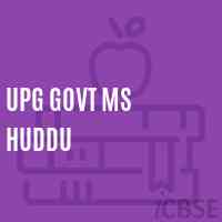 Upg Govt Ms Huddu Middle School Logo