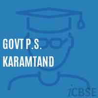 Govt P.S. Karamtand Primary School Logo