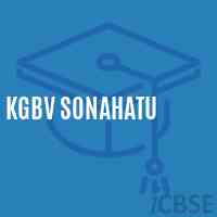 Kgbv Sonahatu High School Logo