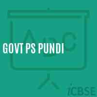 Govt Ps Pundi Primary School Logo