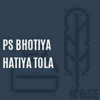 Ps Bhotiya Hatiya Tola Primary School Logo