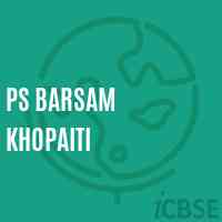 Ps Barsam Khopaiti Primary School Logo