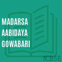 Madarsa Aabidaya Gowabari Middle School Logo
