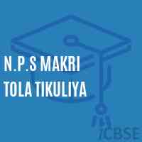 N.P.S Makri Tola Tikuliya Primary School Logo