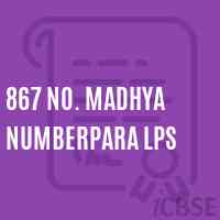 867 No. Madhya Numberpara Lps Primary School Logo
