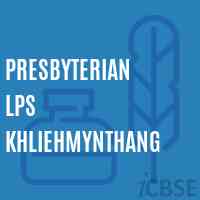 Presbyterian Lps Khliehmynthang School Logo